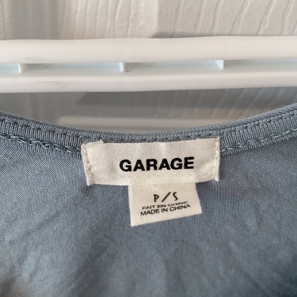 Light blue garage crop top. Size S - Picture 2 of 2